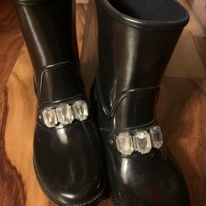 Michael Kors short rain boots, size 7.